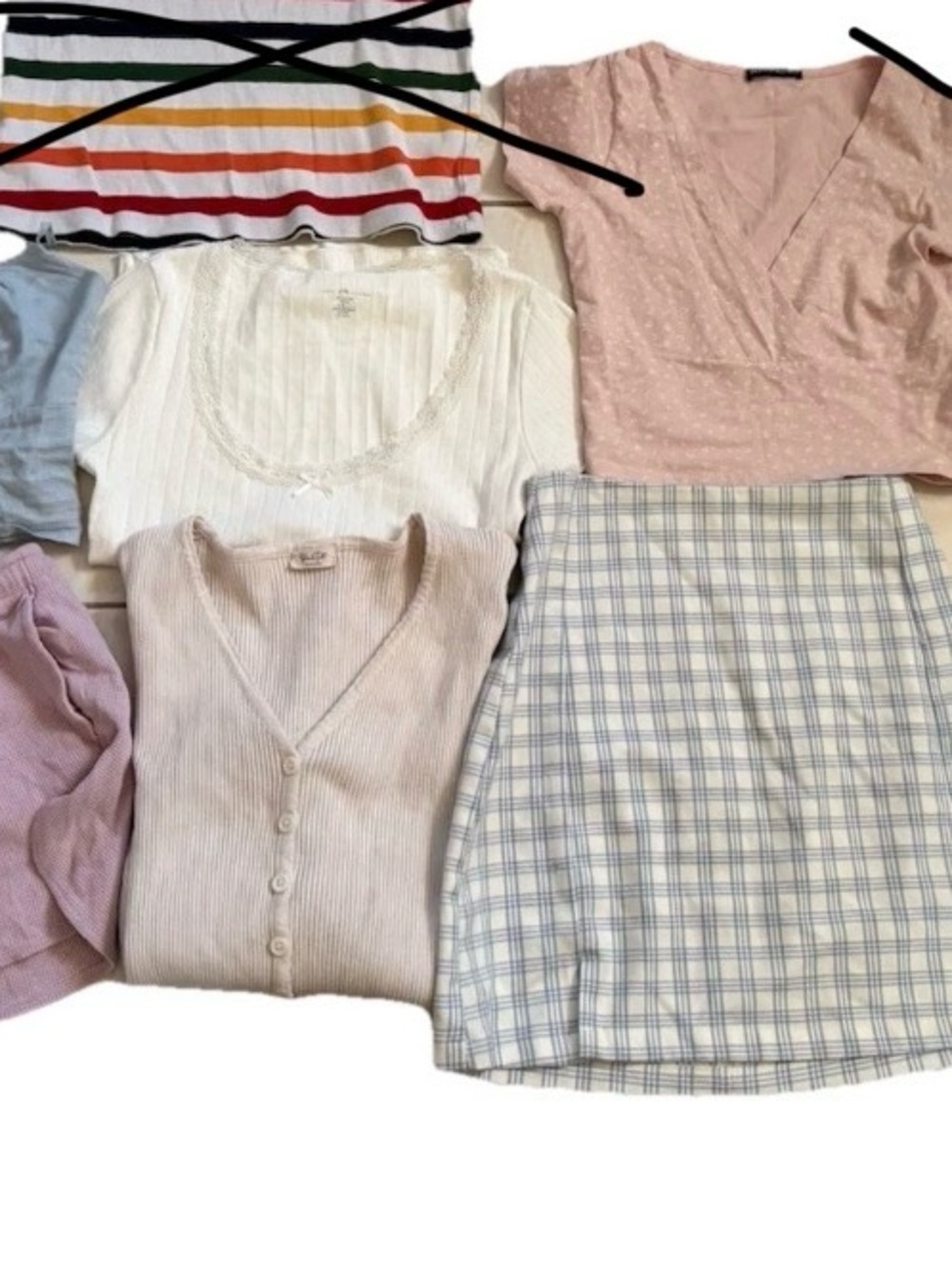 Brandy Melville John Galt Lot Bundle 7 Pieces Tank Sweater Cardigan Vintage OS